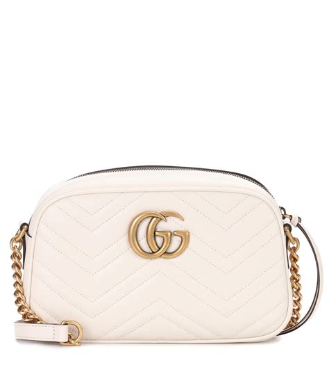 gucci white bag|gucci white marmont bag.